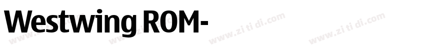 Westwing ROM字体转换